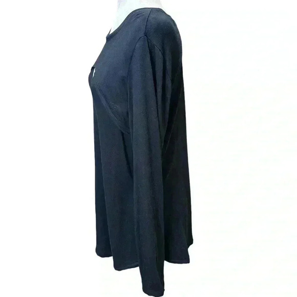 CAbi Peekaboo Tee Black Long-sleeve Size M - Picture 3 of 7